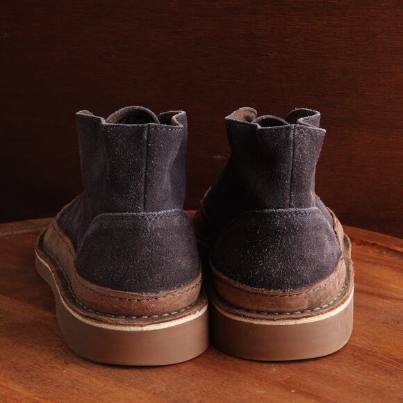 Clarks Boots Mens Size 11 M Blue Brown Bushacre Rand Suede Chukka Ankle Casual - Picture 6 of 12